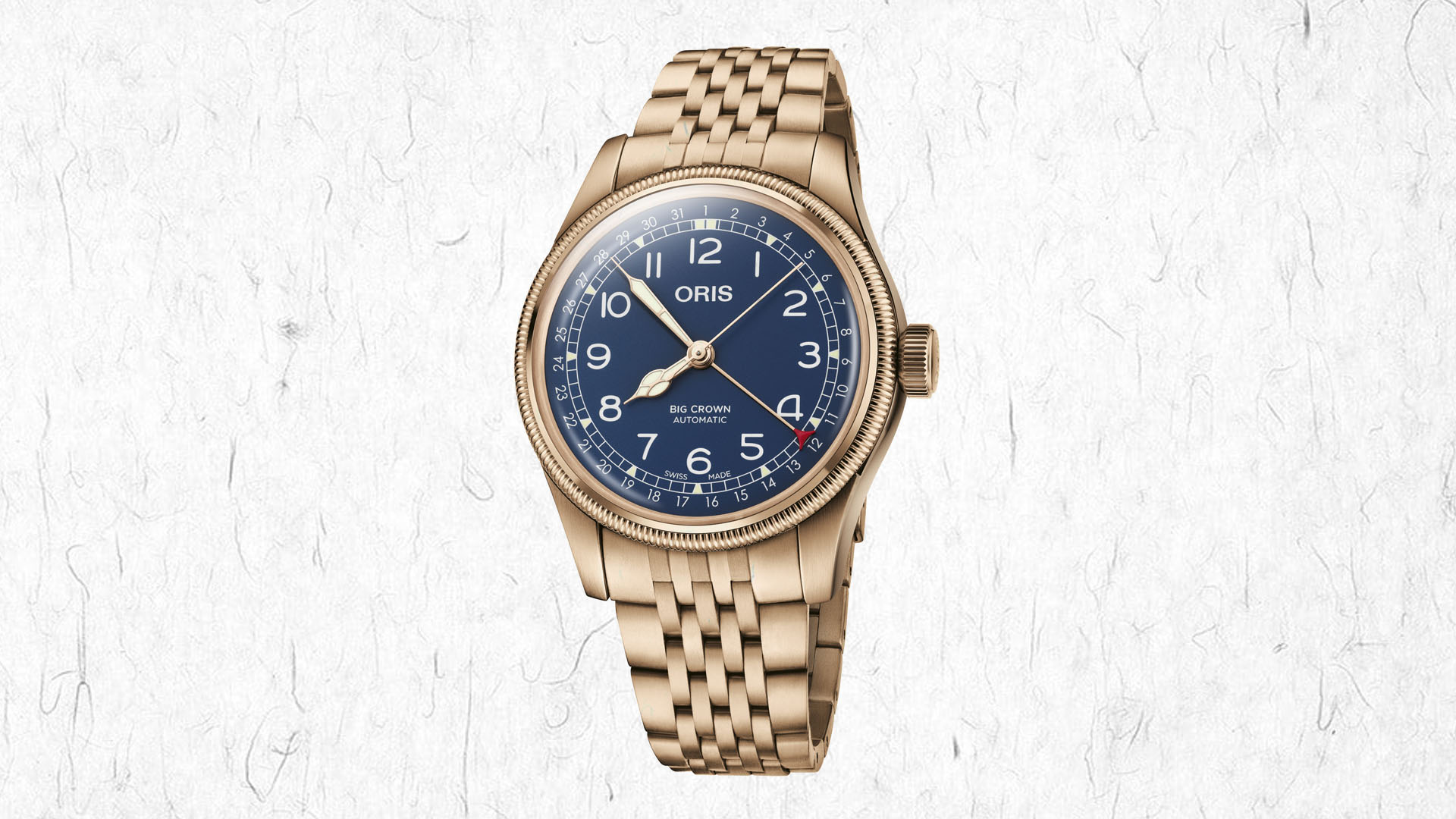 The Big Crown Pointer Date is back in bronze in a new edition by Oris